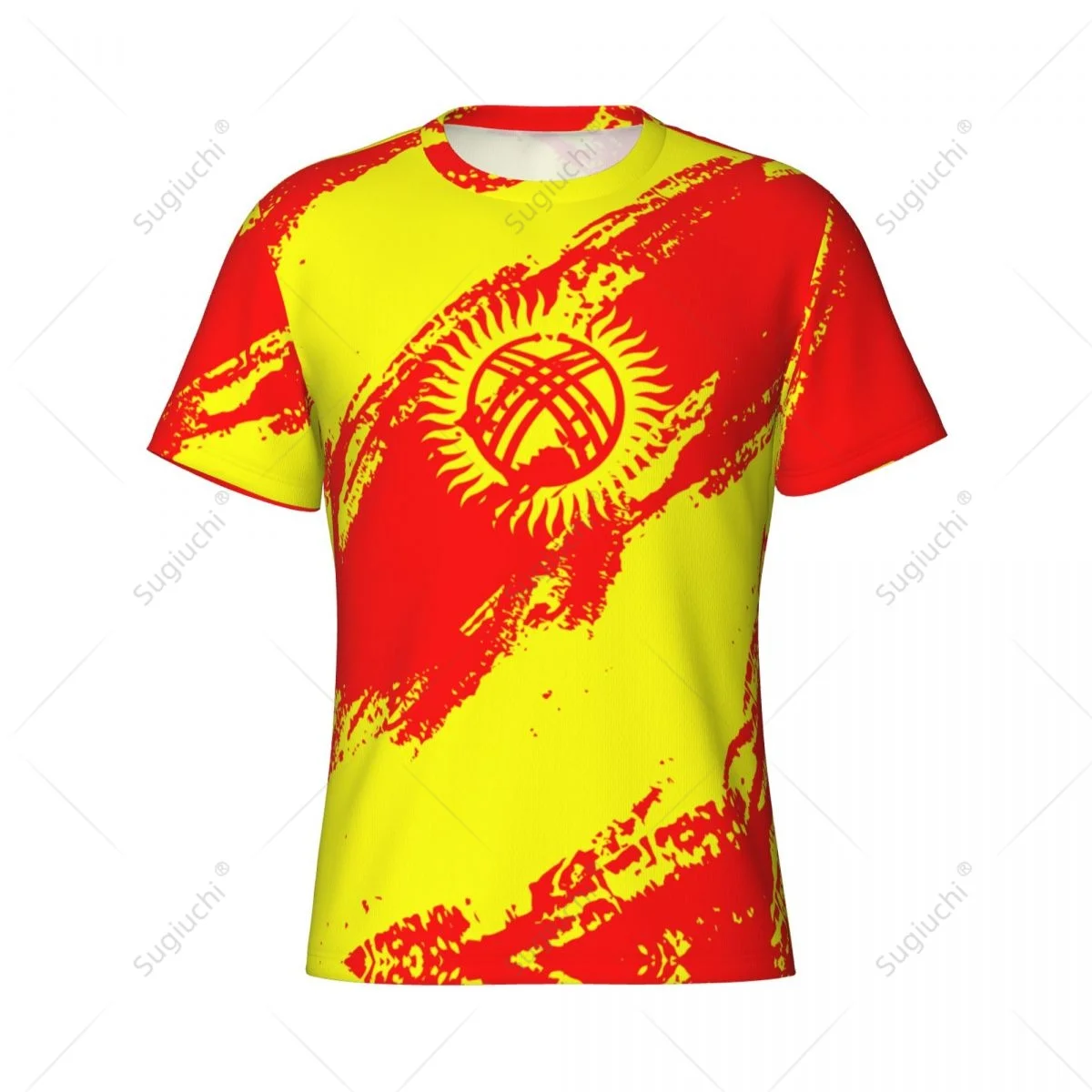 Egyéni Név Nunber Kirgizisztán Zászló Színe a Férfiak Szoros Sport póló Női Póló mez A Futball-Szurkolók