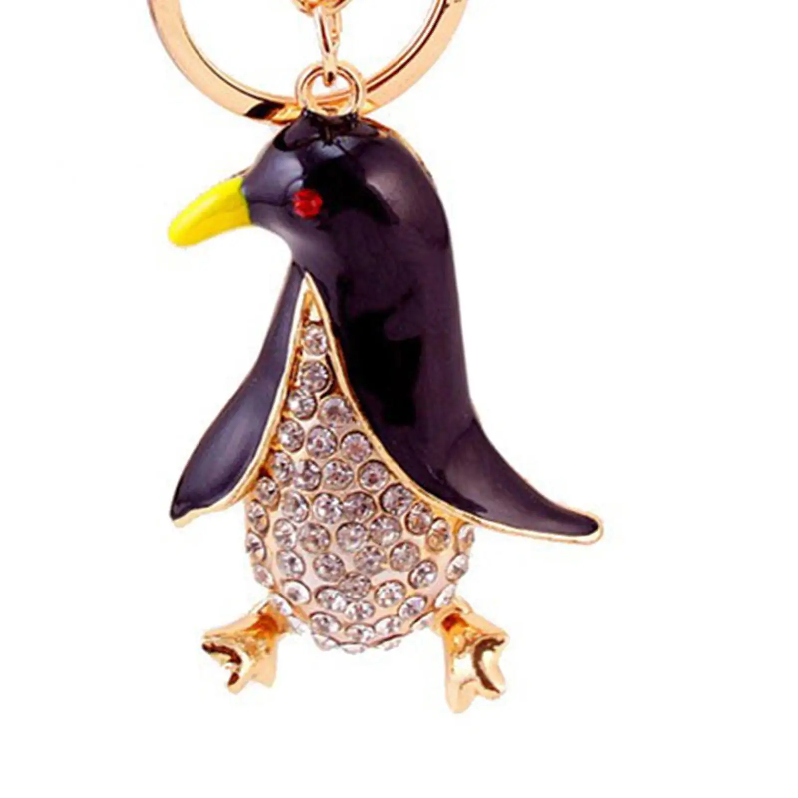 Pingvin Bling Keychains Ékszerek Tartozék Hátizsák Varázsa Elegáns Mesterséges Alufelni Kulcstartó Hátizsák Keychains a Nők, mind a Férfiak
