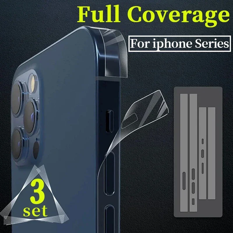 IPhone Oldalon Film Matrica IPhone 14 13 12 11 Pro Max Tiszta Védő Határ Hidrogél Film IPhone X Sorozat 8 Plusz