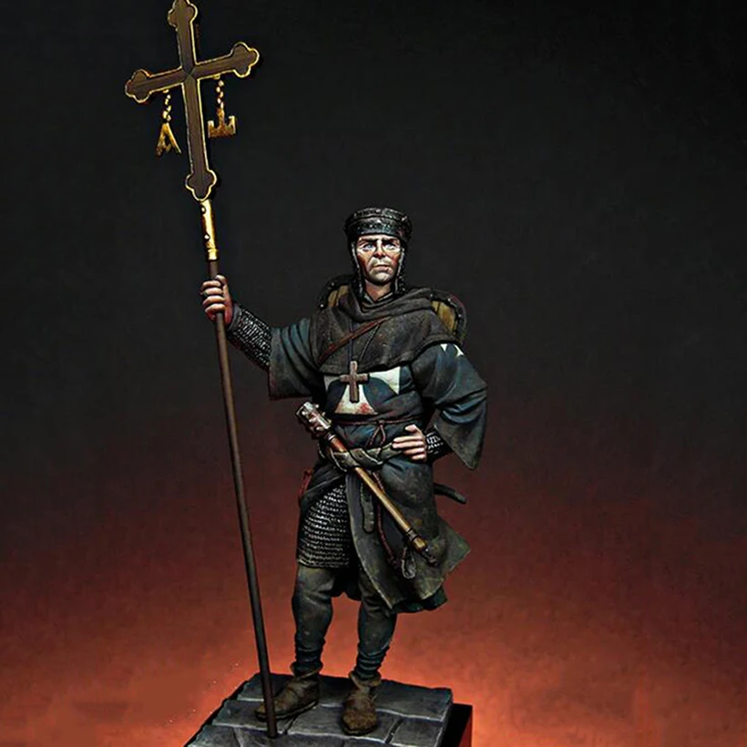Unassambled 1/24 75MM ember ősi erők KATONA őrmester Gyanta ábra miniatűr modelleket, Festetlen